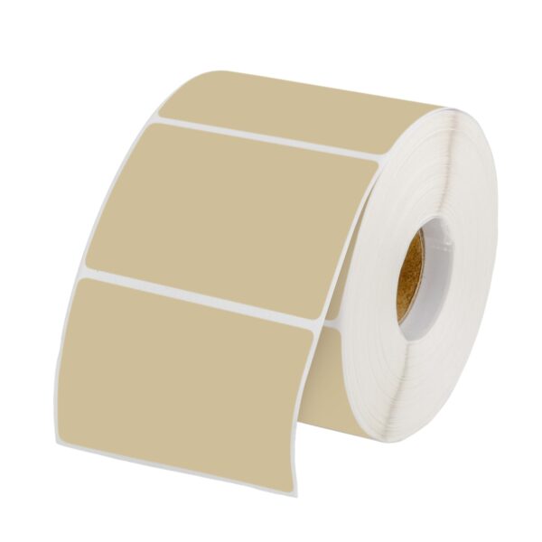 Thermal Transfer label  brown colore