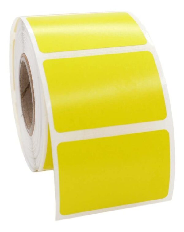 Thermal Transfer label  Yellow colore - Image 2