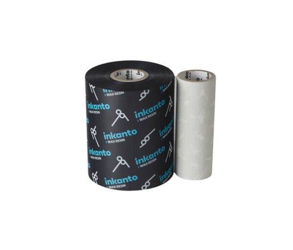 inkanto T27698IO APR 600 WAX/RESIN Thermal Transfer Ribbon - Ink Outside - 85mm x 300m - Black